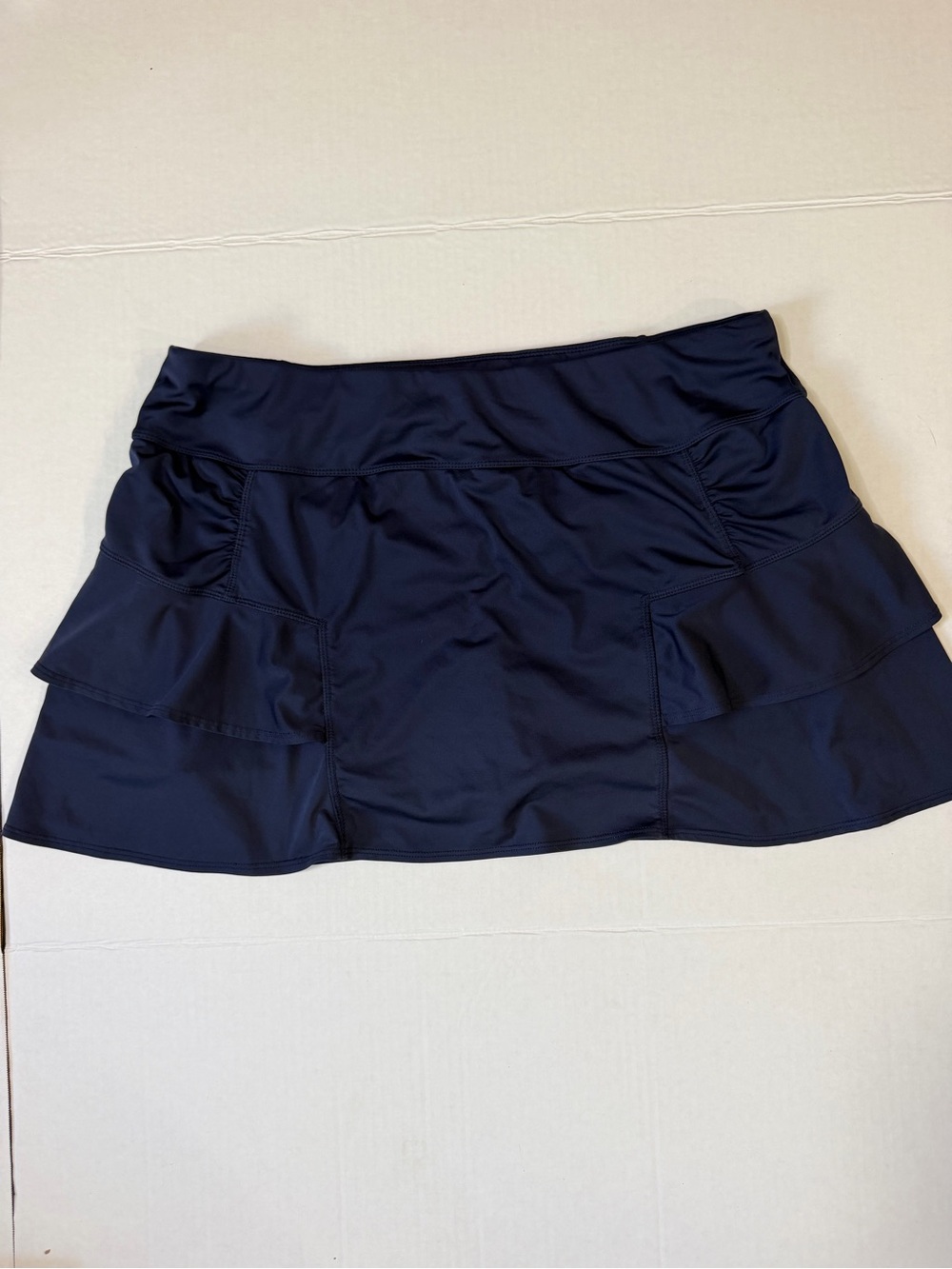 Athleta Momentum Navy Blue Skort Activewear Women's Size Large Golf Tennis
